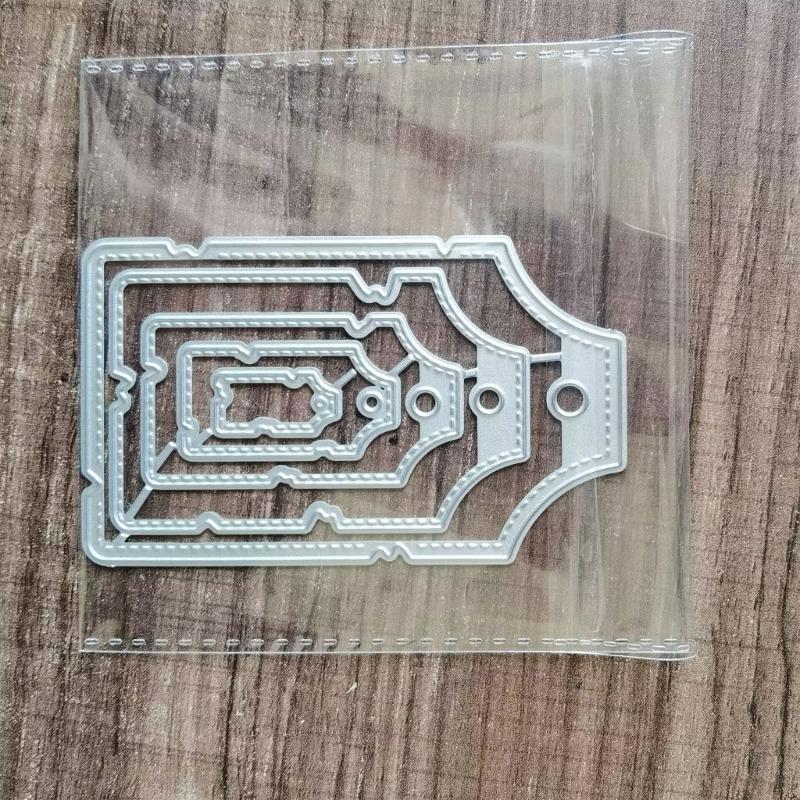 Metal Cutting Dies Hanging Tags Scrapbooking Decorative Embossing Paper Cards