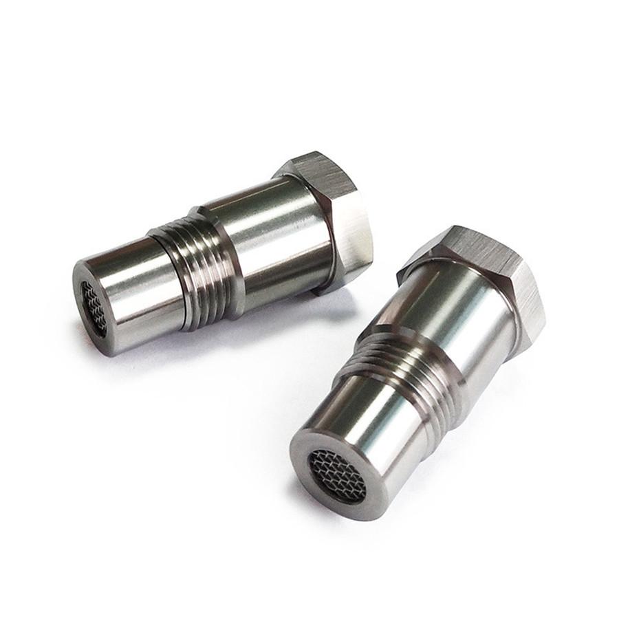 Universal Stainless Steel M18x1.5 O2 Oxygen 90 degree Sensor Extension Spacer Remove Fault Connector