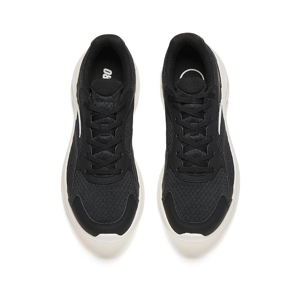 Anta Flow Cloud Comfortable Versatile Lightweight Leather Mesh Wear-Resistant Non-Slip Low-Top Casual City Commuting Running Shoes 912615505-4