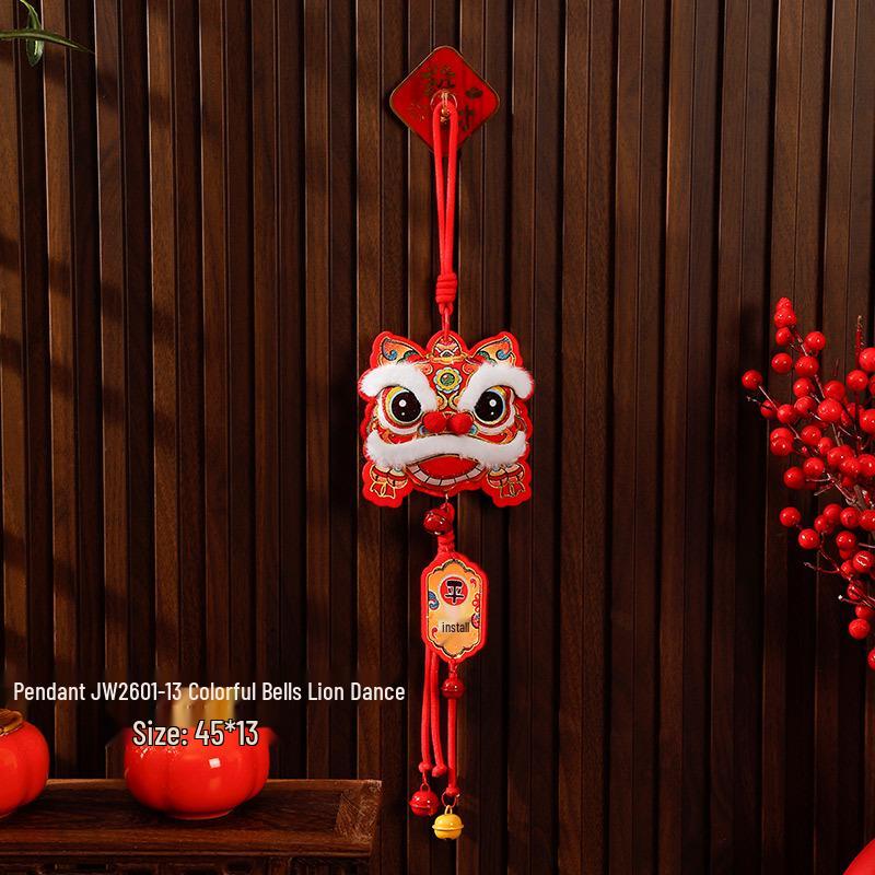 2026 A Ló Éve Fu Plakett Beltéri Ünnepi Medálok Bejárati és Nappali Dekorációhoz