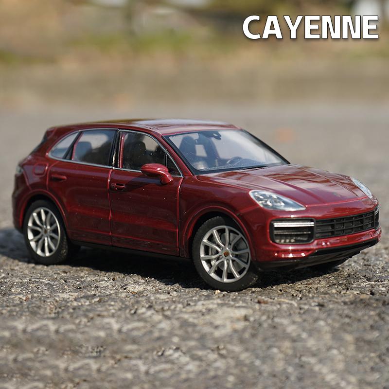 Welly 1/24 Porsche Cayenne Turbo Alloy Miniature Toy Car Model Diecast Metal Static Scale Model Car Kid Toy Vehicle Gifts