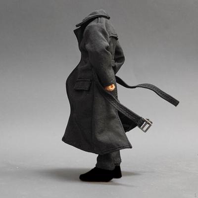 1/18 Scale Action Figures Long Windbreaker Soft Outfits Model Clothing Miniature Cosplay 3.75"