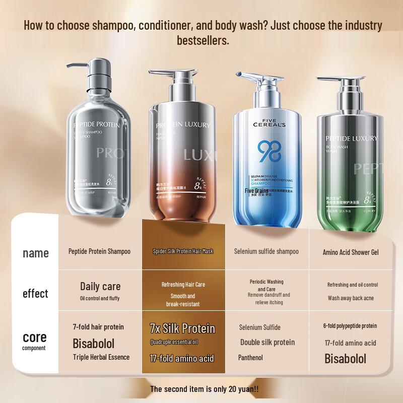 Korean Five Grains Silk Protein Hair Mask