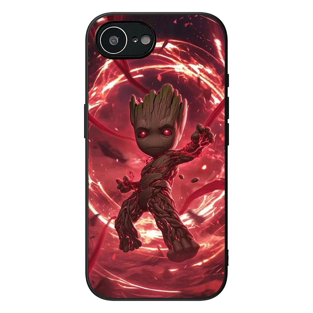 Phone Cover Guardians of the Galaxy Marvel Groots for Apple iPhone 16 15 14 11 Pro Max 7 8 Plus SE2 SE3 SE 2022 2020 Soft Case