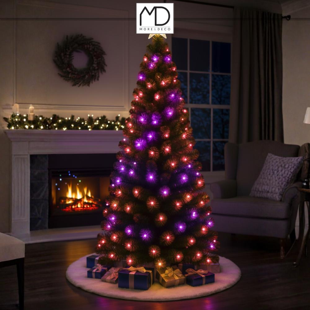 Lampki choinkowe 100 LED taśma USB inteligentne smart 10m multicolor +pilot MORE&DECO