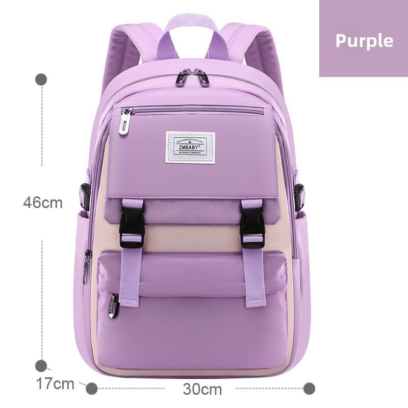 Kids School Backpack For Boys And Girls With Lightweight Nylon Material And Cushion Straps For Classroom Use