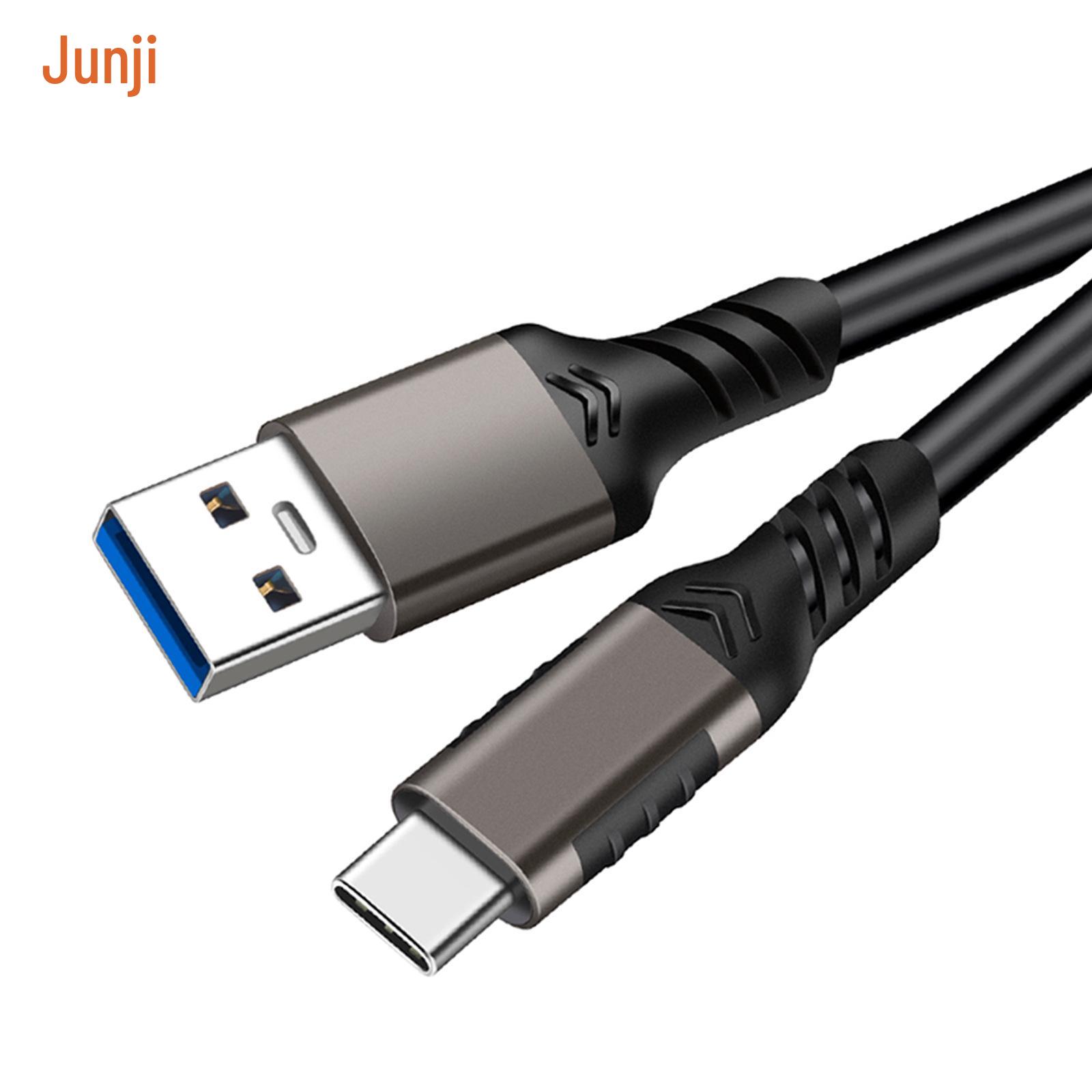 

10Gbps USB-C to USB 3.2 Data Cable, Aluminum Braided Mesh, 3A 60W PD Fast Charging 0.5 meter