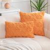 New Embroidered Hair Maple Leaf Pillow Case Home Living Room Sofa Decoration Cushion Cover Ins Bedside Office Pillow
