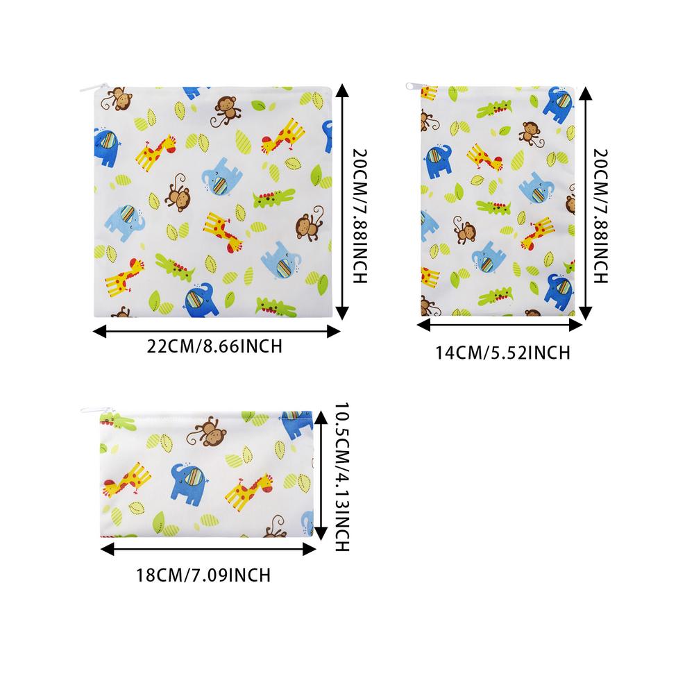 

Reusable Sandwich Bag 3X Thermal Insulation Lunch Organizer Pouch Reusable Lunch Bag Zipper Food Organizer Bag For Work School