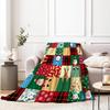 Christmas Creative Throw Flannel Print Blanket Super Soft Cozy Sofa Nap  Home Blanket Perfect Home Gift for Her