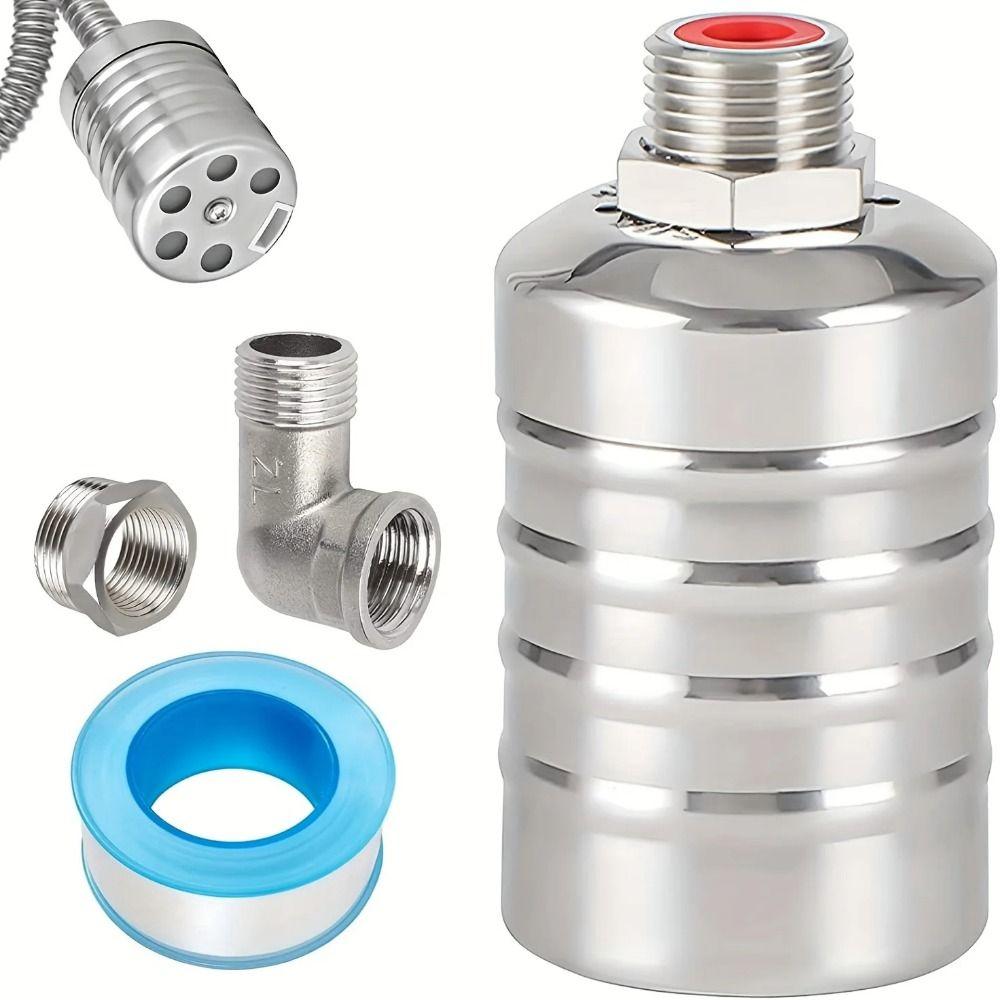 Stainless Steel Water Tank Shutoff Valve Waterproof Automatic Closing Valve  Kitchen