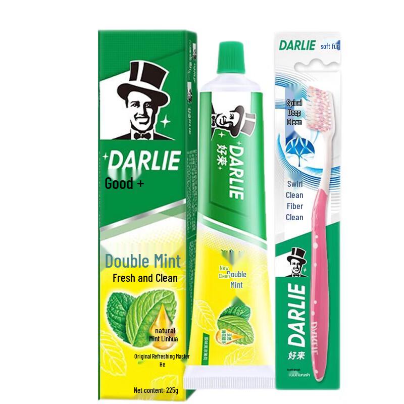

Darlie Double Mint Toothpaste with Toothbrush