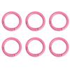 2/5/10Pcs Alloy Spray Painted Open Ring Spring Buckle Clasps For Key Bag Accessories