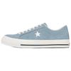 One Star Suede Soft Comfortable Non-Slip Durable Low-Top Skate Shoes Unisex Sneakers Blue 35200863