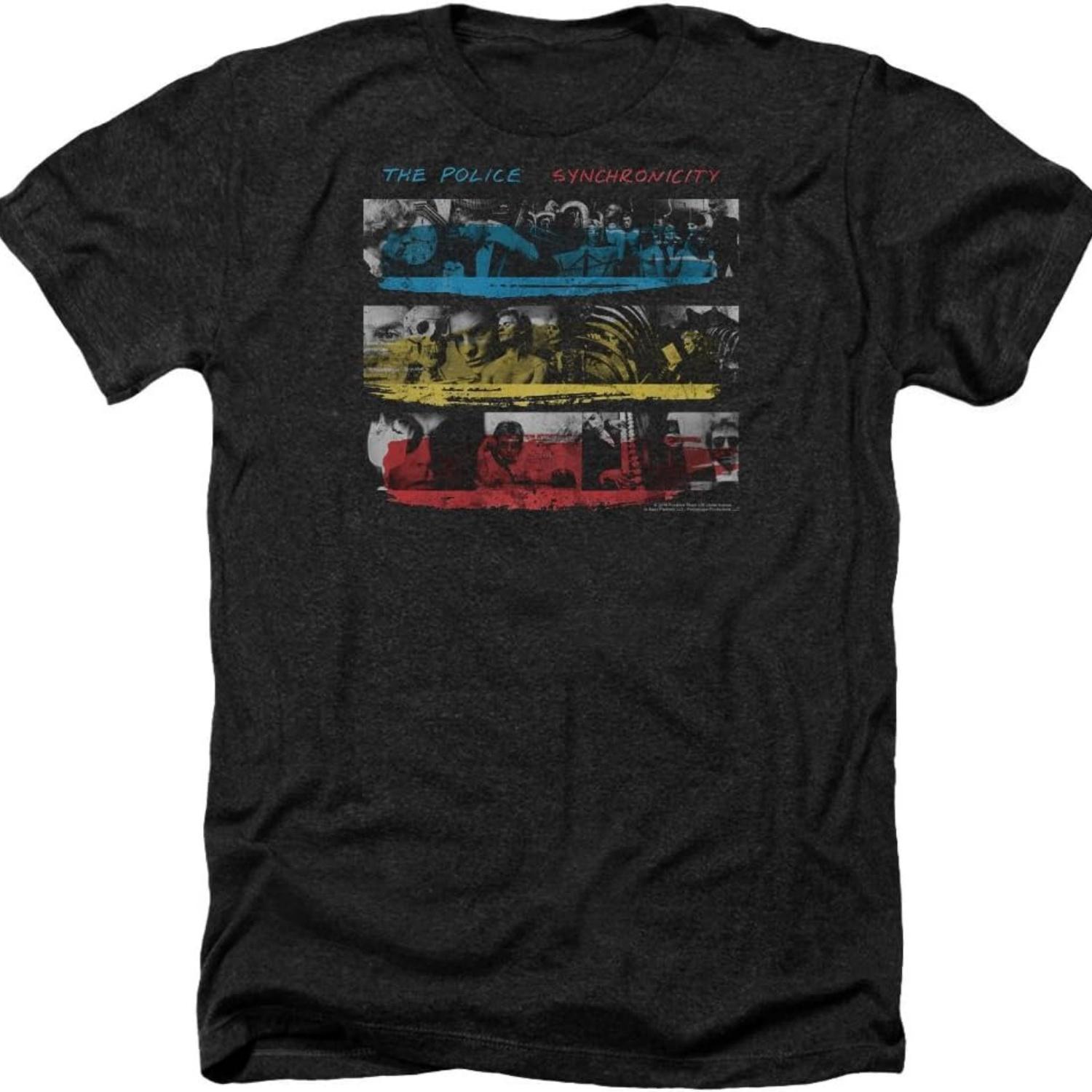 

A&E Designs The Police Shirt Syncronicity Album Heather T-Shirt S