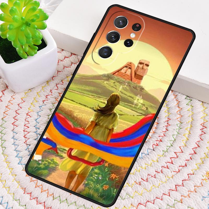 Armenia Armenian Flag Phone Case for Samsung Galaxy Note 10 Pro S26 Ultra S23 S24 FE S25 S21 S22 PLUS Shockproof Cove