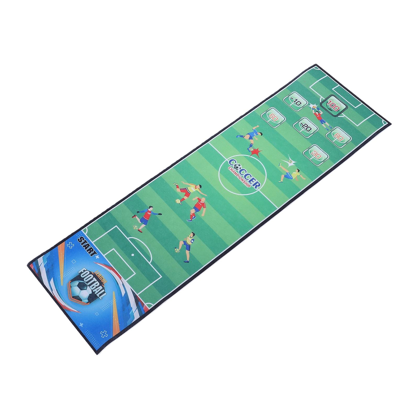 Tabletop Curling Football Game Interactive Tabletop Curling Game Mat with 6 Balls for Indoor Recreational Toy