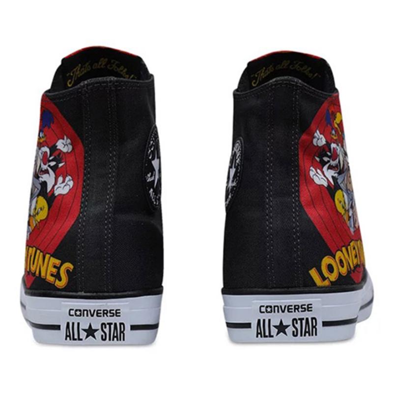 Converse Chuck Taylor All Star Looney Tunes Bugs Bunny High Top Canvas Shoes Unisex Black
