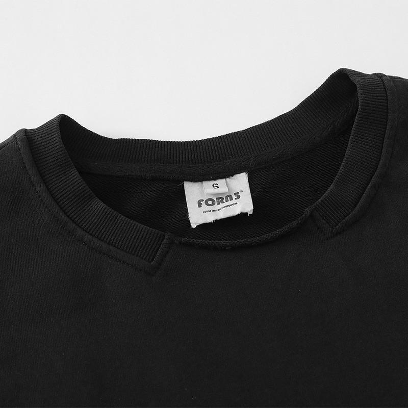 Mens Womens Oversized Cotton Long Sleeve Tee Winter Casual Solid Color Crew Neck Top