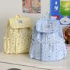 Schultasche Koreanisches Polka-Dot-Muster Mädchenrucksack niedlich süß hoher Wert Kordelzug Schüler-Schultasche Reise kleiner Rucksack