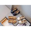Girls' Princess Shoes Summer Lightweight Breathable Baby Leather Shoes with Small Pearl Pendant Mary Jane Flats Girls' Shoes