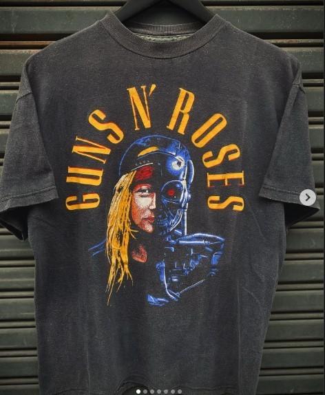 Guns N Roses classic style unisex black t-shirt QT7237 Unisex T-Shirt M