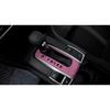 Central Console Gear Shift Frame Panel For Honda Civic 10th 2016- Pink Suede