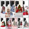 Christmas Girls Tree Gift Phone Case For Samsung Galaxy S24 S25 Edge S26 Ultra S22 S23 Plus S21 + S20 FE Soft TPU Back Cover Gal