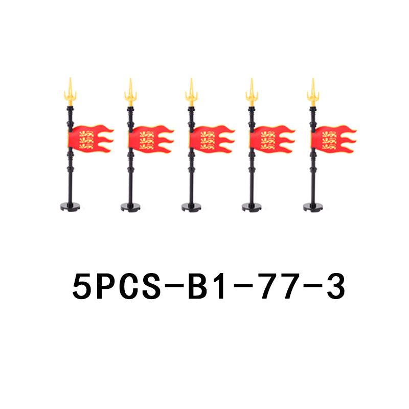 Medieval Castle Knight Figures Weapon Building Blocks Military Army Soldier Flag Shield Cloak Legion Accessories Bricks Toy Gift