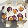1PC Passion Fruit Table Cloth Home Party Picnic Dining Room Kitchen Patios Stain-Proof Polyester Table Cloth