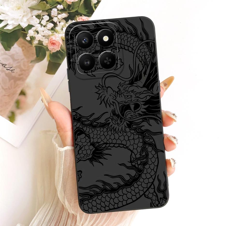 Etui For Honor 400 Smart 5G LGN-NX1 Urocze Śmieszne Kreskówkowe Pokrowiec Odporne na Wstrząsy Etui na Telefon Dla Honor X7d 4G HonorX7d 5G Miękkie Pokrowce Torby