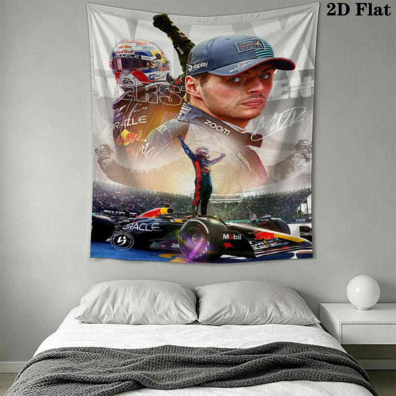 VER Red Bull Ace Wall Tapestry Aesthetic Wall Hanging Printed Fabric Blanket Decorative Tapestries for Bedroom Living Room Home Decor