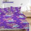 1PC Sesame Street pattern Bedding Quilt Set Quilt Cover Pillowcase Home Decoration Birthday Gift (1 * duvet cover + 2 * pillowcase, without core)