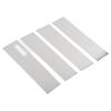 4pcs Door Window Chrome Pillar Post Trim Stainless Steel Door Pillar Applique Replacement for Ford 2017‑2021