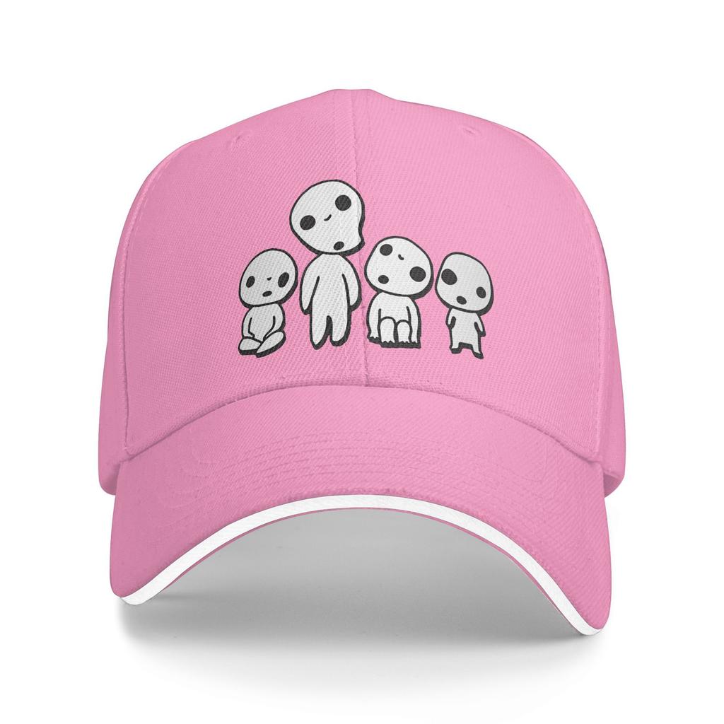 Unisex Women Kodama princess mononoke  Hat Trendy Baseball Cap  Trucker Hat Golf Headewear Adjustable Fit