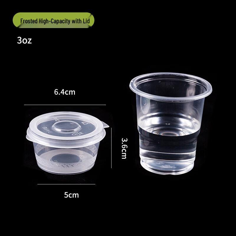 Disposable Food-Grade Sauce Containers with Lids
