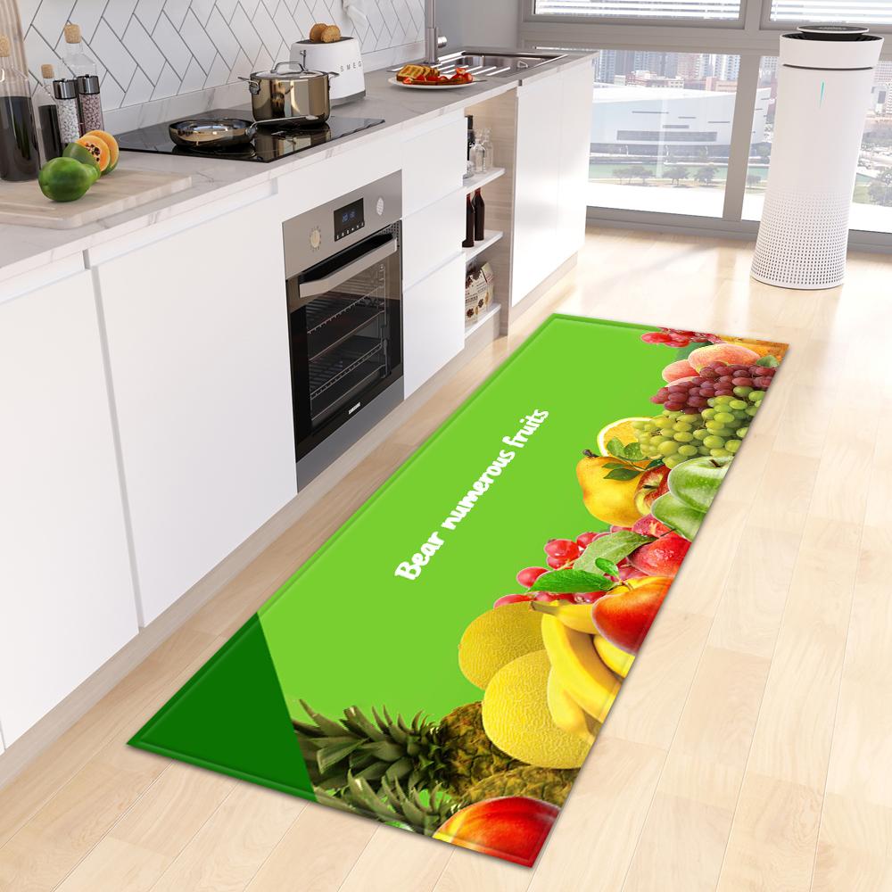 Entrance Door Mat Fruit Corridor Kitchen Mat Living Room Floor Mat Bathroom Door Household Non-slip Carpet