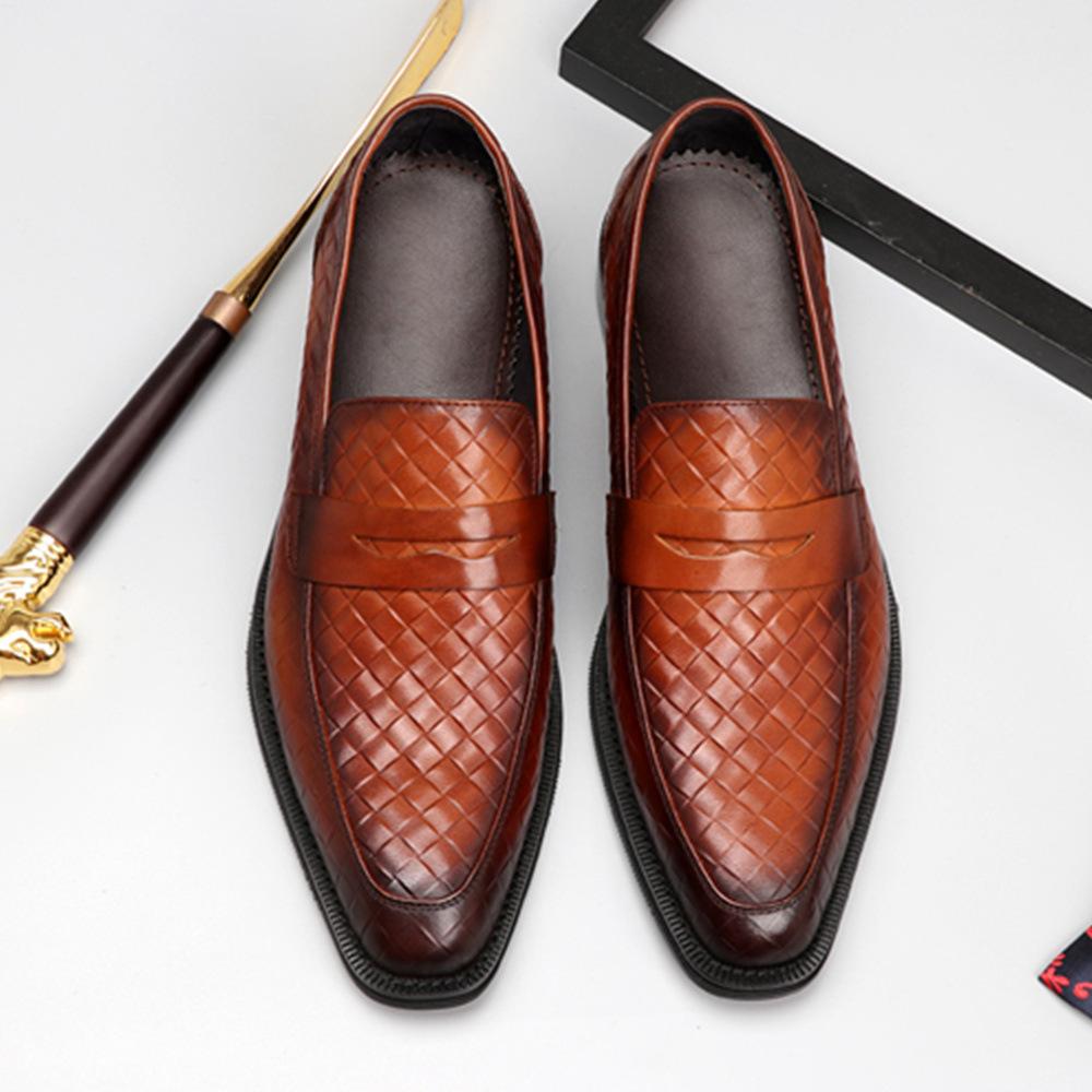 Men Driving Shoes Brand Fashion Casual Business Male Formal Loafers Dress Comfortable Footwear