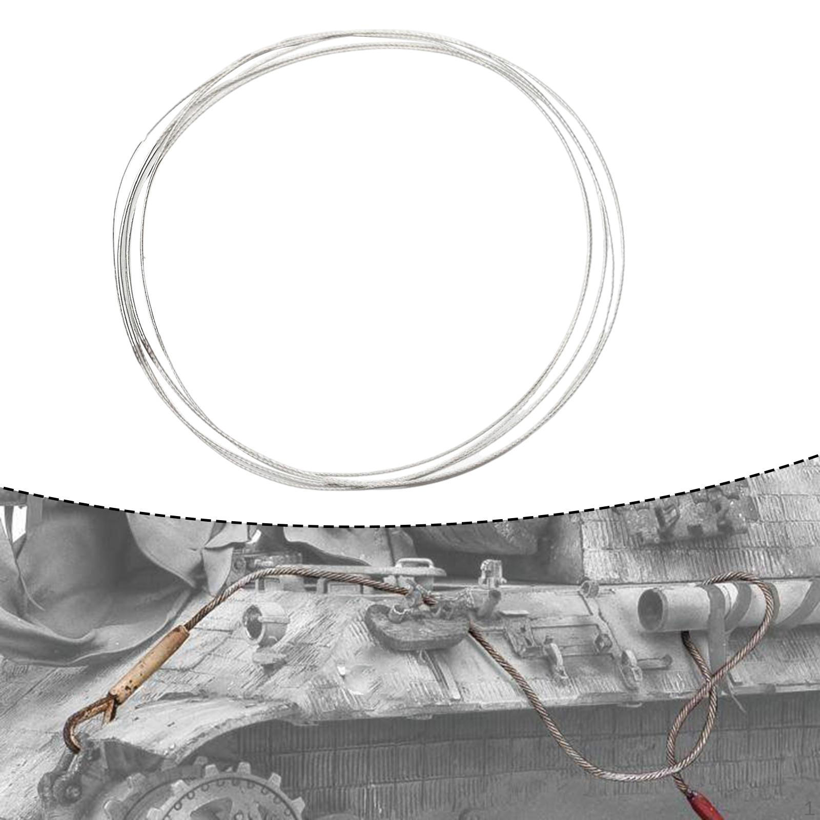 

Details on The Soft Tow Rope Made of Modified Metal, Professional And Easy to Use for Assembly 0.4mm