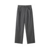 Trendy Men's Slim-Fit Straight or Wide-Leg Trousers - Solid Colors, Spring/Autumn Style