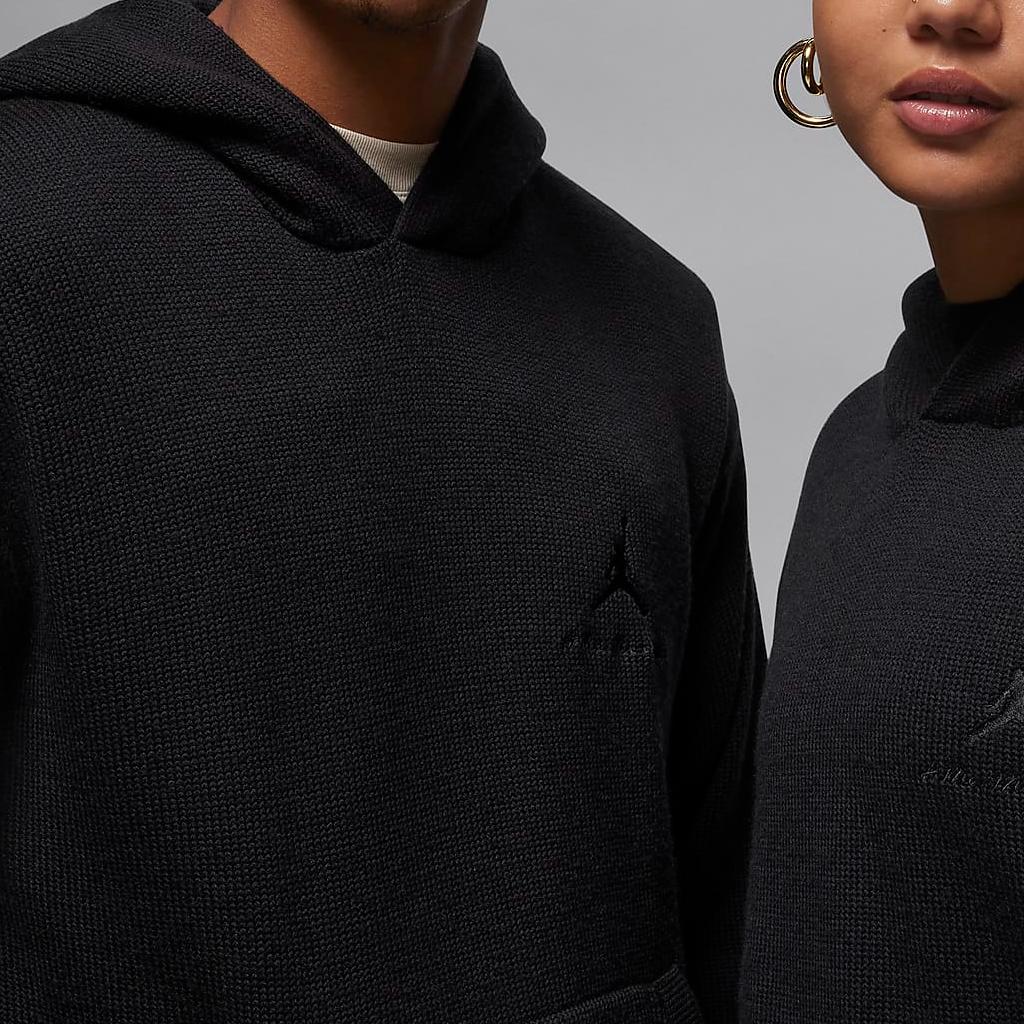 Jordan Men's Knit Pullover Hoodie Black Men FN0612-010