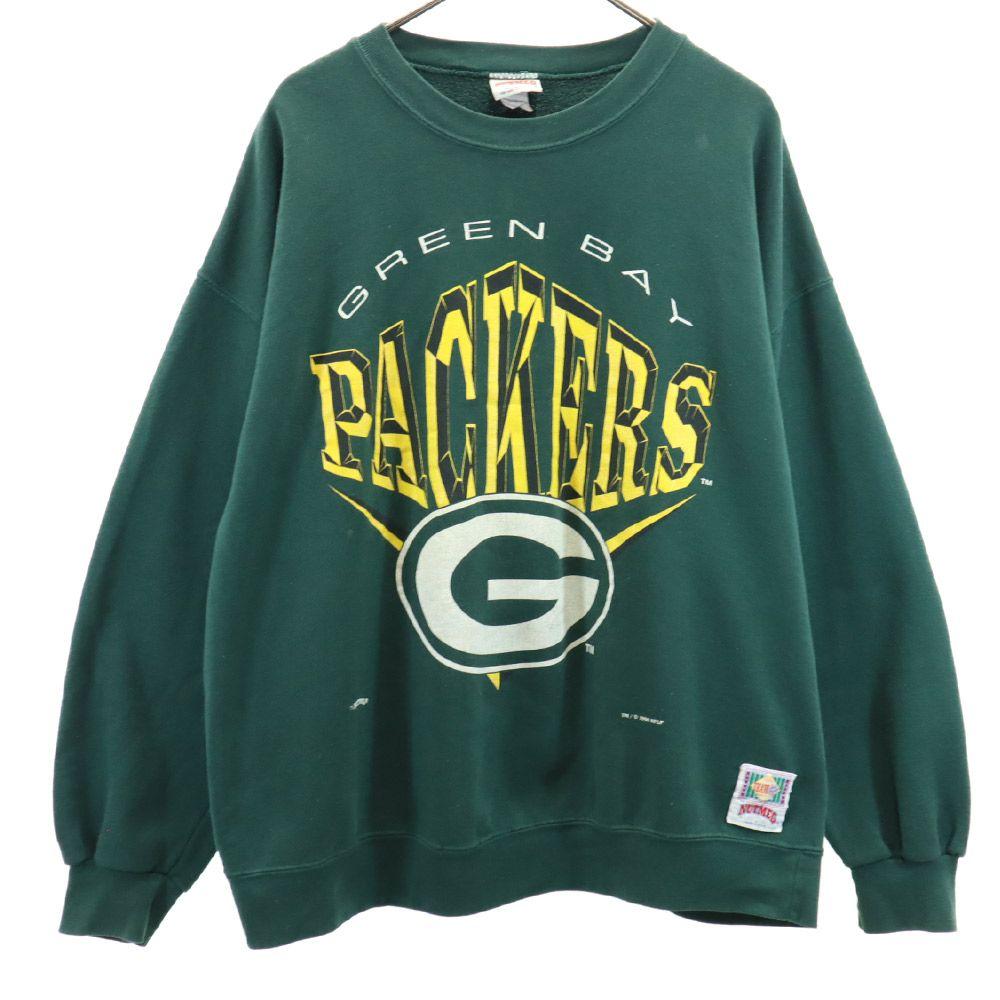 

NUTMEG 90s Old Packers Long sleeve trainer XL Brushed back of sweatshirt Men s Used