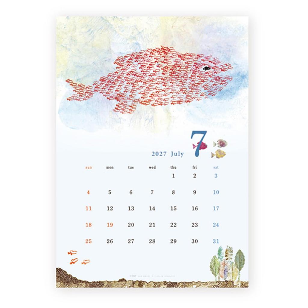 Hyogensha 2027 Wall Calendar A4 Leo Lionni 25-738