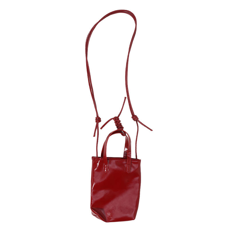 

PU Leather Mini Crossbody Bag for Women 2025 New Fashion Luxury Shoulder Bags Female Simple Retro Handbags and Purses красный