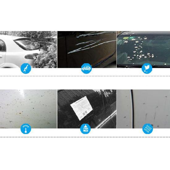 2Pcs Multifunctional Magic Auto Car Scratch Remover Cloth Paint Repairing Tool