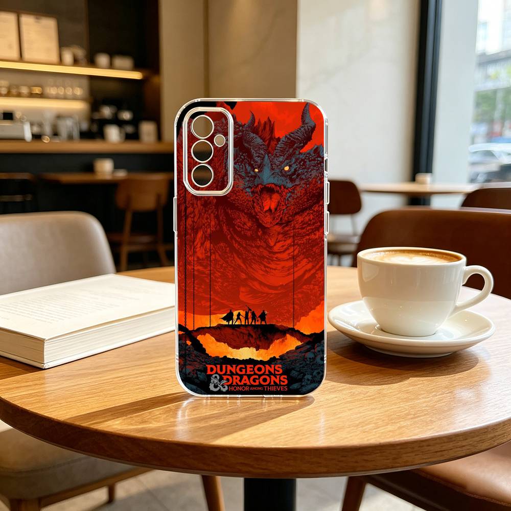 D&D Dungeons and D-Dragons Game Phone Case For SamsungA10,12,20,21S,30,31,40,50,51,52,70,71 Transparent Cover