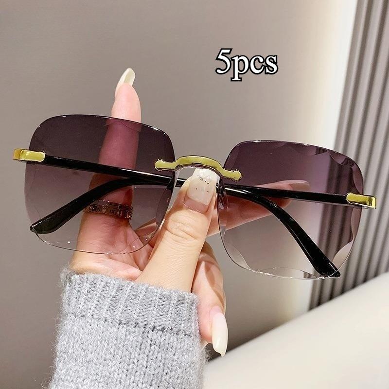 Large Frame Retro Women's Sunglasses Original Price Special Sale New UV Resistant UV400 Sunscreen Glasses Women's Sunglasses