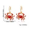 Crab Lobster Earrings Bohemian Beach Vacation Style Jewelry Women's Fashion Gift Daily Accessory