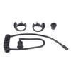 Spring Air Tube Earphone Coil Acoustic Air Tube Earplug for Two Way Radio Earpiece Coil Tube Kit Replacement Accessories