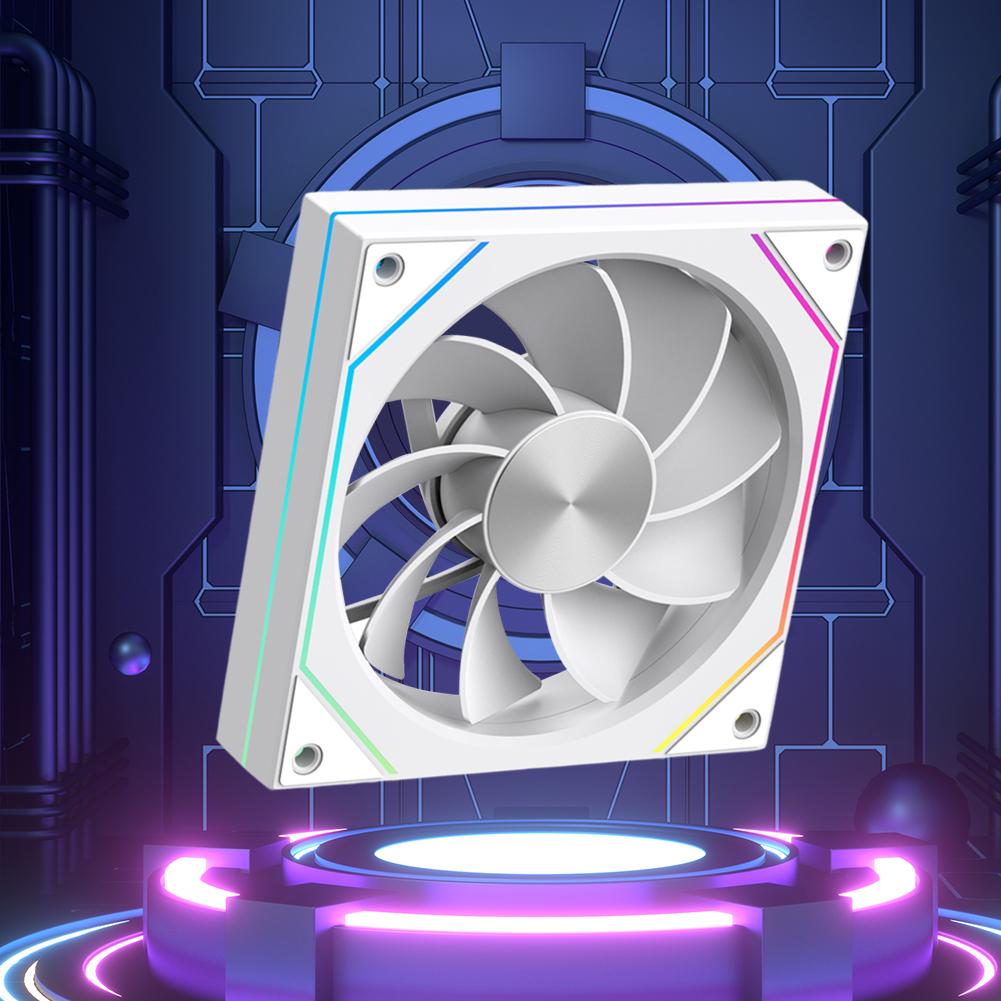 B# 12cm CPU Cooling Fan with Lighting Effect Quiet Cooling Fan for PC Computer C